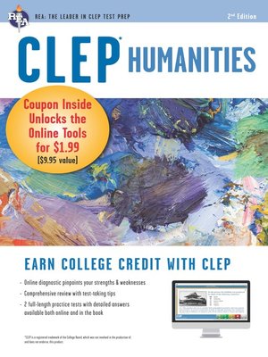 cover image of CLEP Humanities w/ Online Practice Exams